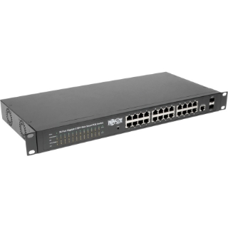 Picture of Tripp Lite 24-Port Gigabit Ethernet Switch L2 Managed w/PoE 10/100/1000Mbps