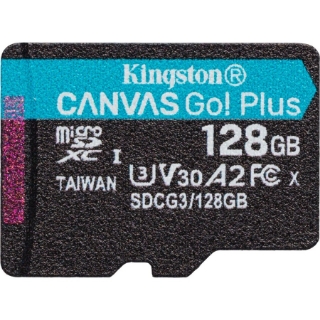 Picture of Kingston Canvas Go! Plus 128 GB Class 10/UHS-I (U3) microSDXC