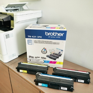 Picture of Brother TN-431 Original Toner Cartridge - Multi-pack - Cyan, Magenta, Yellow