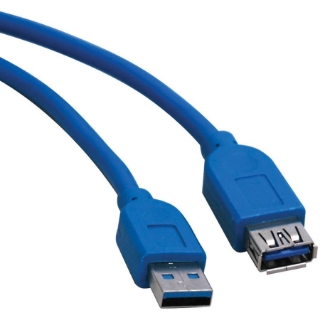 Picture of Tripp Lite 6ft USB 3.0 SuperSpeed Extension Cable A Male to A Female