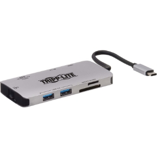 Picture of Tripp Lite USB C Docking Station 4k USB Hub HDMI SD/Micro SD Gbe Charging