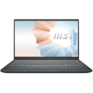 Picture of MSI Modern 14 B11S Modern 14 B11MOU-1025 14" Notebook - Full HD - 1920 x 1080 - Intel Core i7 11th Gen i7-1195G7 2.90 GHz - 8 GB Total RAM - 512 GB SSD - Carbon Gray