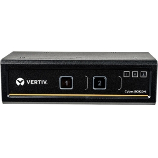 Picture of Vertiv Cybex SC900 Secure Desktop KVM Switch | 2 Port Dual-Head| HDMI | TAA