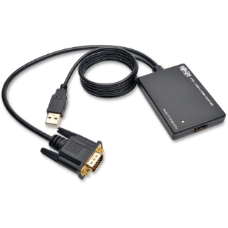 Picture of Tripp Lite VGA to HDMI Component Adapter Converter with USB Audio Power VGA to HDMI 1080p