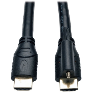 Picture of Tripp Lite 10ft High Speed HDMI Cable with Ethernet and Locking Connector Ultra HD 4K x 2K M/M 10'