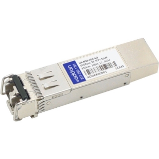 Picture of AddOn 2-Pack of Ubiquiti UF-MM-10G Compatible TAA Compliant 10GBase-SR SFP+ Transceiver (MMF, 850nm, 300m, LC, DOM)