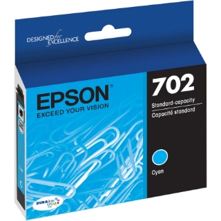 Picture of Epson DURABrite Ultra T702 Original Ink Cartridge - Cyan