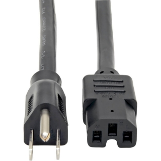 Picture of Tripp Lite 4ft Power Cord Cable 5-15P to C15 Heavy Duty 15A 14AWG 4'