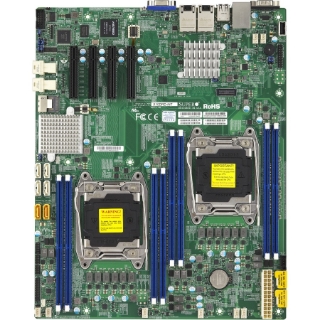 Picture of Supermicro X10DRD-L Desktop Motherboard - Intel C612 Chipset - Socket LGA 2011-v3 - Extended ATX