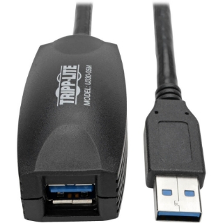 Picture of Tripp Lite 5M USB 3.0 SuperSpeed Active Extension Repeater Cable A M/F 16ft 5 Meter
