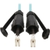 Picture of Tripp Lite 10Gb Duplex Multimode 50/125 OM3 Fiber Patch Cable, Aqua, 5M