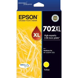 Picture of Epson DURABrite Ultra T702XL Original Ink Cartridge - Yellow