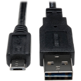 Picture of Tripp Lite 6ft USB 2.0 High Speed Cable Reversible A to 5Pin Micro B M/M