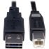 Picture of Tripp Lite 10ft USB 2.0 High Speed Cable Reverisble A to B M/M