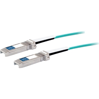 Picture of AddOn Cisco SFP-10G-AOC10M Compatible TAA Compliant 10GBase-AOC SFP+ to SFP+ Direct Attach Cable (850nm, MMF, 10m)