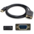 Picture of 5PK 6ft Mini-DisplayPort 1.1 Male to VGA Male Black Cables For Resolution Up to 1920x1200 (WUXGA)