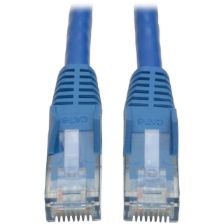 Picture of Tripp Lite 15ft Cat6 Gigabit Snagless Molded Patch Cable RJ45 M/M Blue 15'