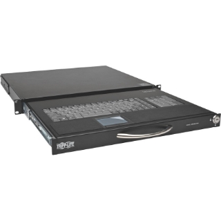 Picture of Tripp Lite 1U Rackmount Keyboard w KVM Cable Kit for 2-Post or 4-Post Racks