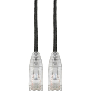 Picture of Tripp Lite Cat6 UTP Patch Cable (RJ45) - M/M, Gigabit, Snagless, Molded, Slim, Black, 6 ft.