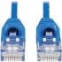 Picture of Tripp Lite Cat6a 10G Snagless Molded Slim UTP Network Patch Cable (M/M), Blue, 15 ft.