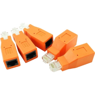 Picture of Axiom RJ-45 CAT6 Crossover Male to female Adapter (5-pack)