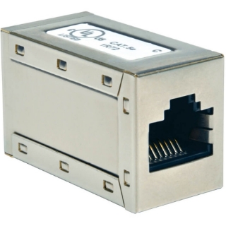 Picture of Tripp Lite Cat5e Cat5 Straight Through Modular Shielded In-Line Coupler RJ45 F/F