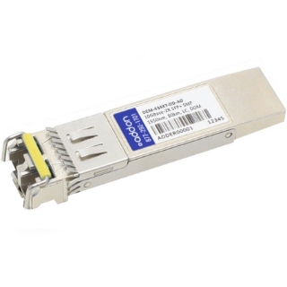 Picture of AddOn D-Link DEM-434XT-DD Compatible TAA Compliant 10GBase-ZR SFP+ Transceiver (SMF, 1550nm, 80km, LC, DOM)