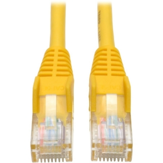 Picture of Tripp Lite 6ft Cat5e / Cat5 Snagless Molded Patch Cable RJ45 M/M Yellow 6'