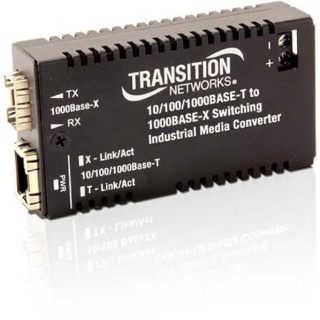 Picture of Transition Networks Hardened Mini 10/100/1000 Bridging Media Converter