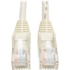 Picture of Tripp Lite 50ft Cat5e / Cat5 Snagless Molded Patch Cable RJ45 M/M White 50'