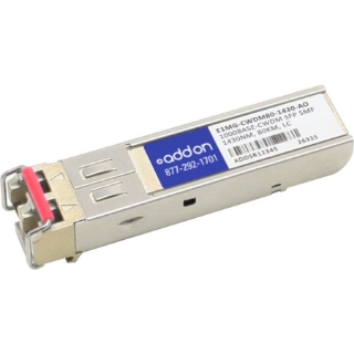 Picture of Brocade (Formerly) E1MG-CWDM80-1430 Compatible TAA Compliant 1000Base-CWDM SFP Transceiver (SMF, 1430nm, 80km, LC)