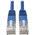 Picture of Tripp Lite 2ft Cat5e / Cat5 350MHz Molded Patch Cable RJ45 M/M Blue 2'