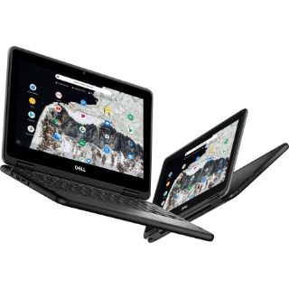 Picture of Dell Chromebook 11 3100 11.6" Touchscreen 2 in 1 Chromebook - HD - 1366 x 768 - Intel Celeron N4020 Dual-core (2 Core) - 4 GB Total RAM - 32 GB Flash Memory