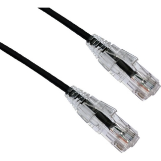 Picture of Axiom 10FT CAT6A BENDnFLEX Ultra-Thin Snagless Patch Cable 650mhz (Black)