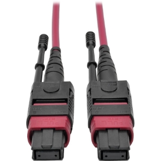 Picture of Tripp Lite 2M MTP MPO Multimode Patch Cable 12 Fiber 40/100Gb OM4 50/ 125 CMP