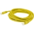 Picture of AddOn 7ft RJ-45 (Male) to RJ-45 (Male) Crossover Yellow Cat5e UTP Copper PVC Patch Cable