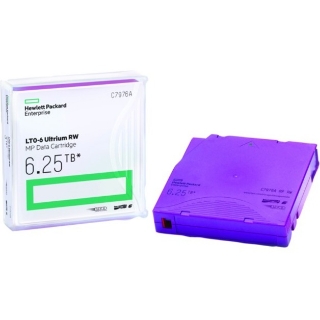 Picture of HPE LTO-6 Ultrium 6.25TB MP RW Non Custom Labeled Data Cartridge 20 Pack