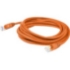 Picture of AddOn 50ft RJ-45 (Male) to RJ-45 (Male) Shielded Straight Orange Cat6 STP PVC Copper Patch Cable