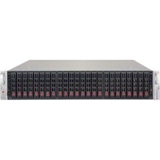 Picture of Supermicro SuperChassis 216BE2C-R741JBOD Drive Enclosure - 12Gb/s SAS Host Interface - 2U Rack-mountable - Black