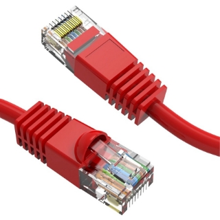 Picture of Axiom 14FT CAT6 550mhz Patch Cable Molded Boot (Red)