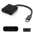 Picture of 5PK DisplayPort 1.2 Male to HDMI 1.3 Female Black Adapters Which Requires DP++ For Resolution Up to 2560x1600 (WQXGA)