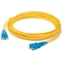 Picture of AddOn 44m SC (Male) to SC (Male) Straight Yellow OS2 Duplex LSZH Fiber Patch Cable