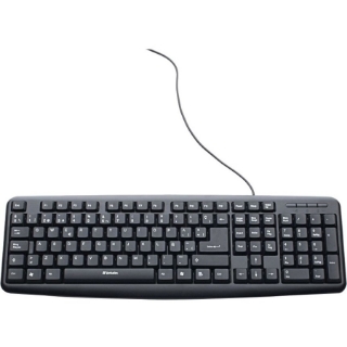 Picture of Slimline Corded USB Keyboard - Black (Spanish)