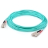 Picture of AddOn 73m SC (Male) to SC (Male) Straight Aqua OM4 Duplex LSZH Fiber Patch Cable