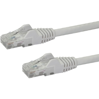 Picture of StarTech.com 7ft CAT6 Ethernet Cable - White Snagless Gigabit - 100W PoE UTP 650MHz Category 6 Patch Cord UL Certified Wiring/TIA