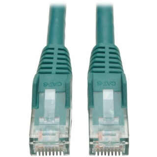 Picture of Tripp Lite 5ft Cat6 Gigabit Snagless Molded Patch Cable RJ45 M/M Green 5'