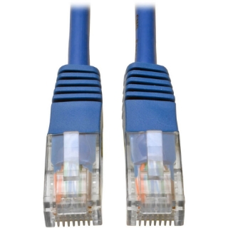 Picture of Tripp Lite 5ft Cat5e / Cat5 350MHz Molded Patch Cable RJ45 M/M Blue 5'