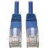 Picture of Tripp Lite 5ft Cat5e / Cat5 350MHz Molded Patch Cable RJ45 M/M Blue 5'