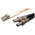 Picture of Tripp Lite 0.3M Duplex Multimode Fiber Optic 50/125 Adapter LC/ST M/F 1ft 1' 0.3 Meter