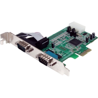 Picture of StarTech.com 2 Port PCIe Serial Adapter Card with 16550